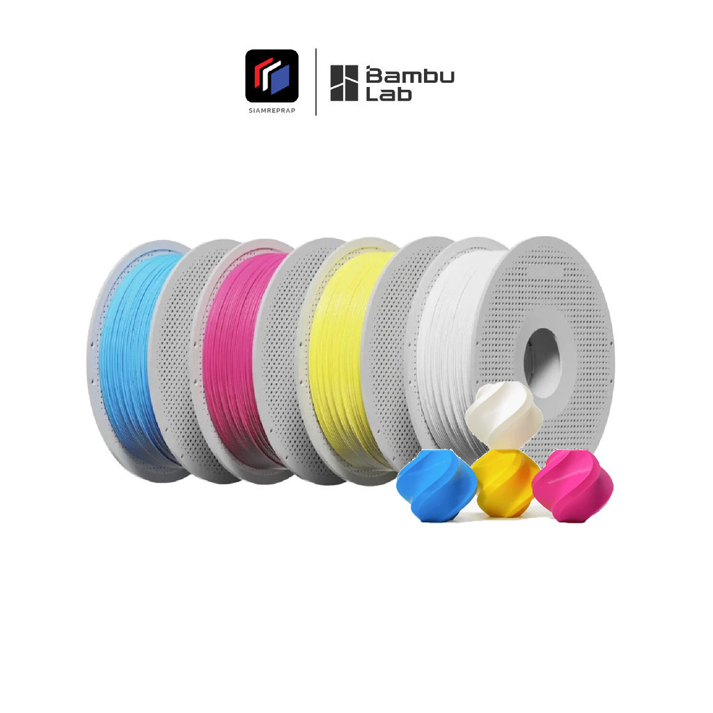 Bambulab ชุดเส้น PLA สี CMYK สำหรับปริ้นภาพสี Lithophane ด้วยเครื่องปริ้น 3D ทำไฟล์ได้ฟรีจากเว็บ งาน