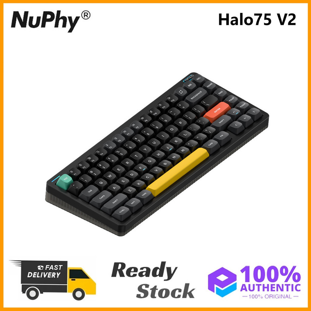 NuPhy Halo75 V2 QMK/VIA คีย์บอร์ดไร้สาย