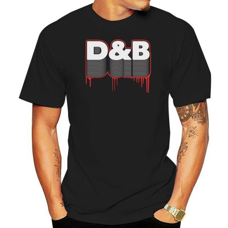 D&B DRUM AND BASS DNB FAN ELECTRONIC BREAKBEAT MUSIC MENS MENS KIDS เสื้อยืดพิมพ์เสื้อยืด O-คอสั้น S