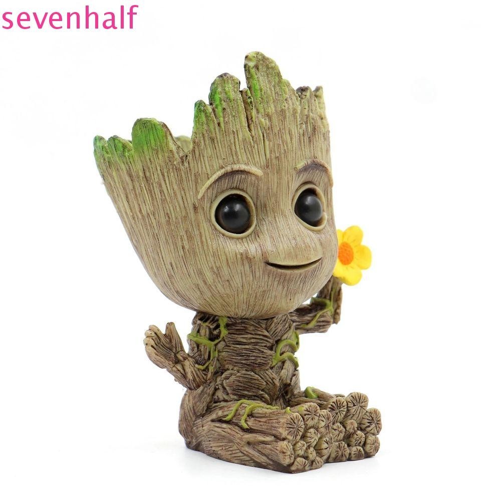 Sevenhalf Groot Action Figure สําหรับของขวัญของเล่น Mini Groot Avengers Marvel 6 ซม.อะนิเมะ Action F