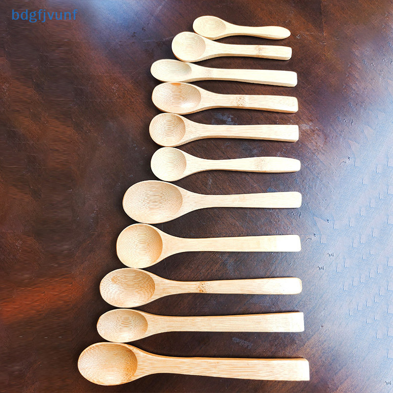 Bdgf 1 ชิ้นไม้ไผ่ธรรมชาติครัวช้อนซุปบนโต๊ะอาหารธรรมชาติ Ellipse Ladle ช้อนผลิตภัณฑ์เป็นมิตรกับสิ่งแวดล้อมช้อนทําอาหารกาแฟน้ําผึ้ง TH