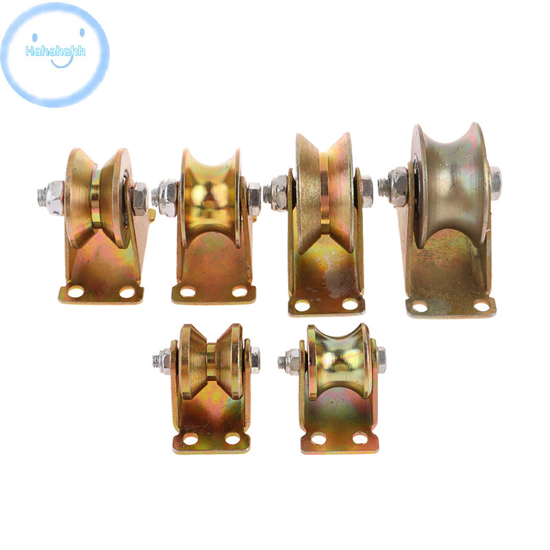 Haha V/U Groove ล้อ 1.2/2/2.5 "ล้อเลื่อนประตูล้อ Heavy Duty แข็ง Roller สําหรับ Rolling Gate TH