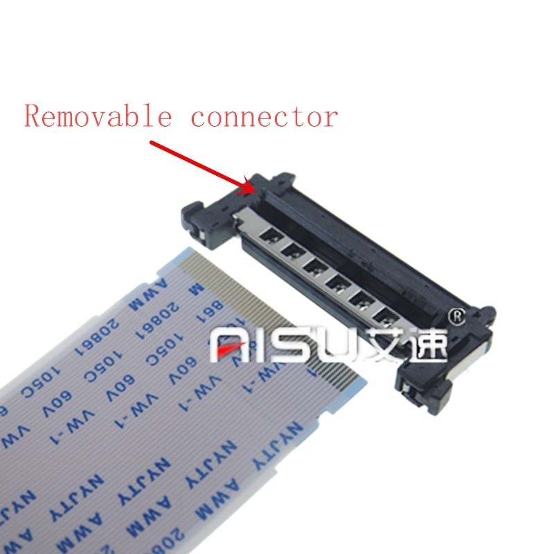 AWM 20706 20861 105C 60V VW-1 V-by-One 51P 41p FFC สายริบบิ้นคุณภาพสูง