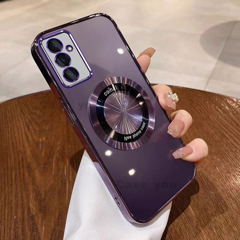 SAMSUNG สําหรับsamsung A54 A34 A24 A14 A04S A13 5G M54 M14 Soft Case ClearกันกระแทกElectroplatingโทรศัพท์มือถือกรณีรวมทุกอย่างขอบAnti-fall Soft Shell