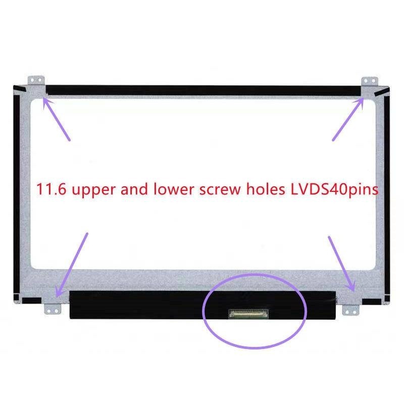 Lenovo IdeaPad S215 20258 S20-30 11.6 แล็ปท็อปหน้าจอ LCD N116BGE-L32 b116xw03 m116nwr1 R3 1366*768 4