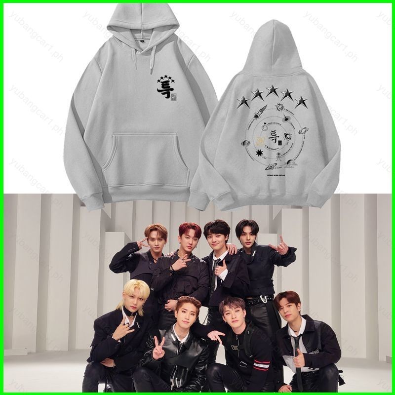 Yb1 Stray Kids 5-star Bang Chan Seo Chang-Bin Lee Min-Ho Hoodie Anime Sweatshirt Unisex แขนยาวคอสเพล