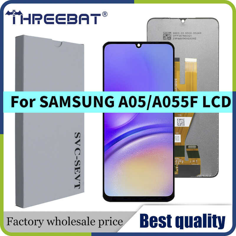 6.7'' NEW PLS LCD For Samsung A05 LCD Display touch screen digitizer Assembly For Samsung A055 A05