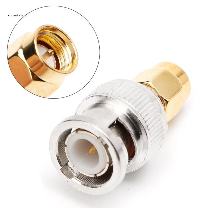 Sma-bnc-jj RF Coaxial Coaxial Adapter SMA Male to BNC Male Plug Straight