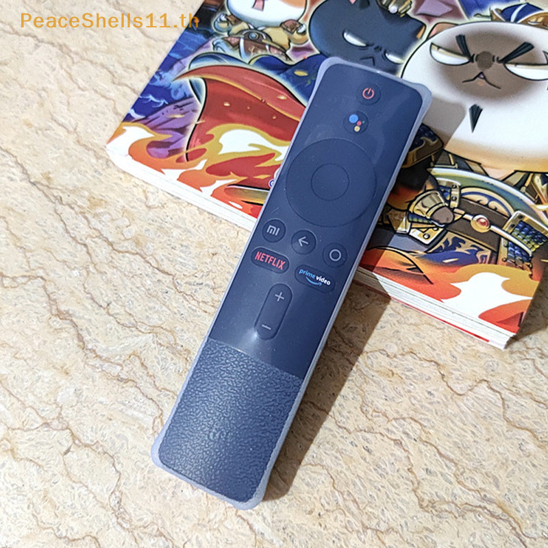 Peaceshells 1 ชิ้นรีโมทคอนโทรลสําหรับ Xiaomi Mi TV 4A โปร่งใสซิลิโคนนุ่ม Shock-proof สวมใส่-resig กรณีป้องกันฝุ่น TH
