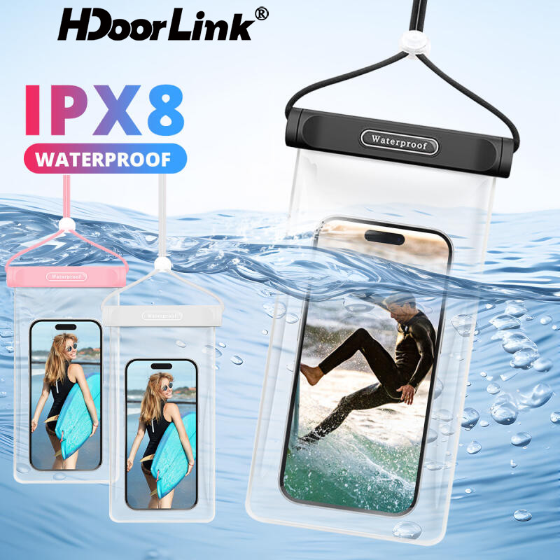 Hdoorlink เคสโทรศัพท์กันน้ํา Drift ดําน้ําว่ายน้ํากระเป๋ากันน้ําสําหรับ 7.2 นิ้วมือถือกระเป๋ากระเป๋ากรณีใต้น้ําแห้งกระเป๋ากรณีฝาครอบ – โปรปัง
