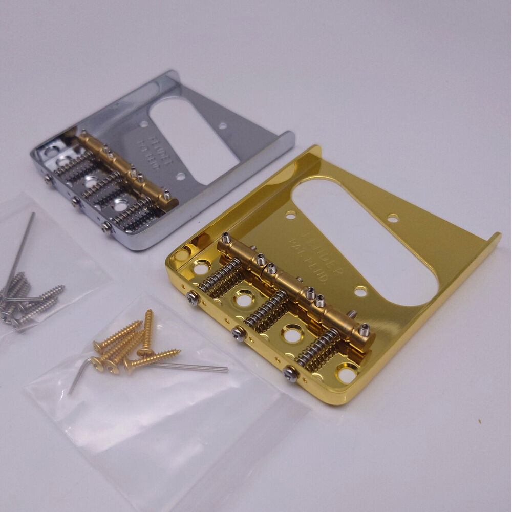 Fender Vintage Style Telecaster Guitar Bridge-NEW อานทองเหลืองผ่าน Body Guitar Accessories