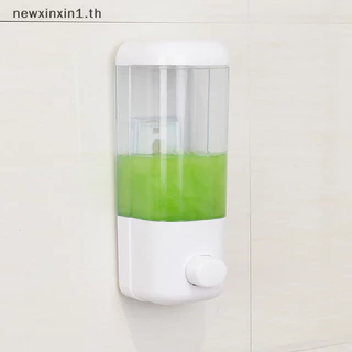 *NT* ห้องน้ําใหม่ไม่เจาะมือกดตู้ทําสบู่ผนัง Traceless วางขวดฆ่าเชื้อเครื่องจ่ายโปร่งใส {T}