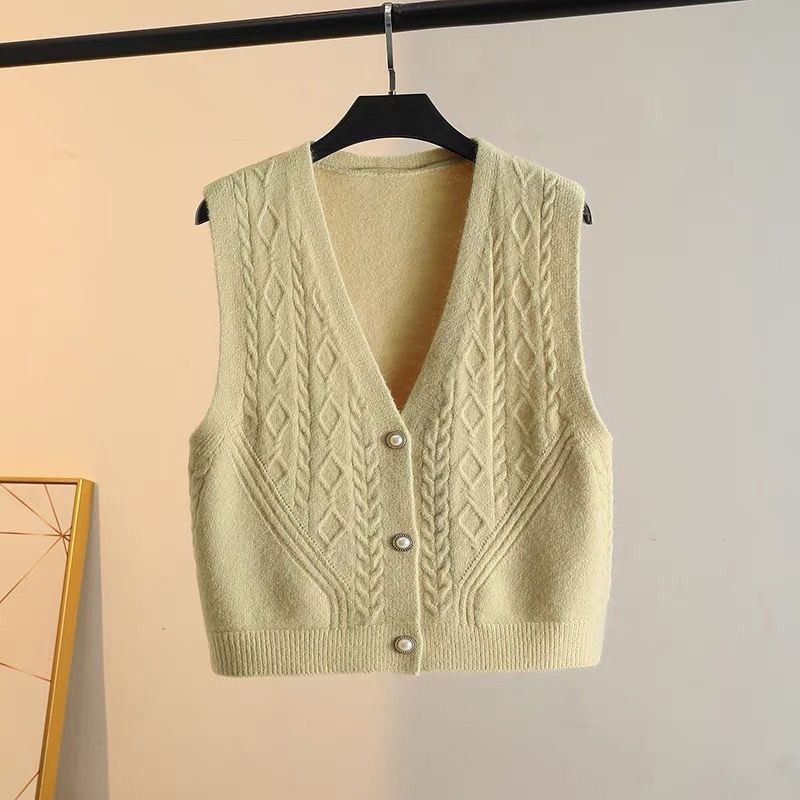 เสื้อกั๊กถักฤดูใบไม้ผลิฤดูใบไม้ร่วง 2025 รูปที่ 4