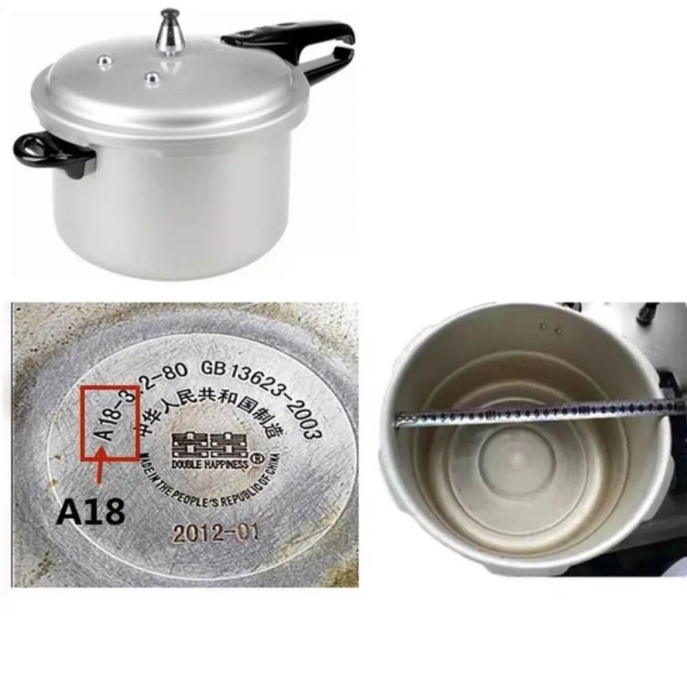 YOLANDAGOODS1 ปะเก็นยาง, 2L/2.5L/2.8L 4L/5L/6L/8L แหวนปิดผนึก,หม้อความดันแหวนซิลิโคนสีขาวสากล ราคา ถูกที่สุด ดีลบีเคเค แกลเลอรีภาพที่ 4