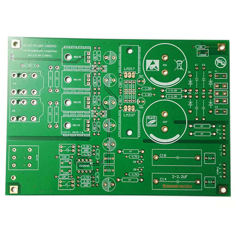High-end Stereo Class A Headphone Amplifier Bare PCB Board Base On Lehmann Circuit