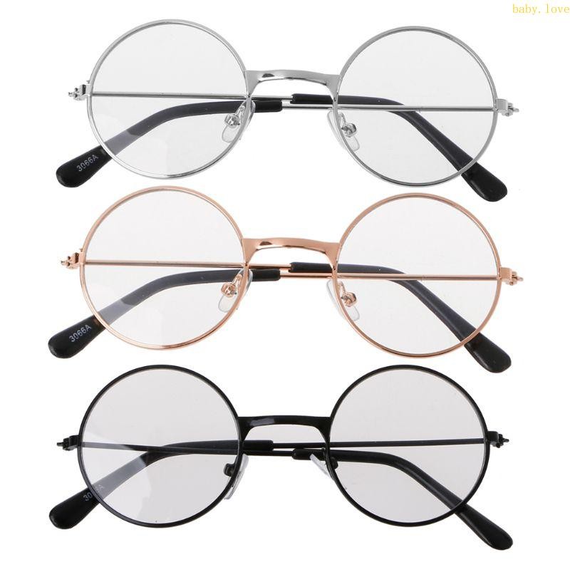 Blove* Vintage Round Simple Children Round Girls Glasses Photo Props Boys Girls Kids