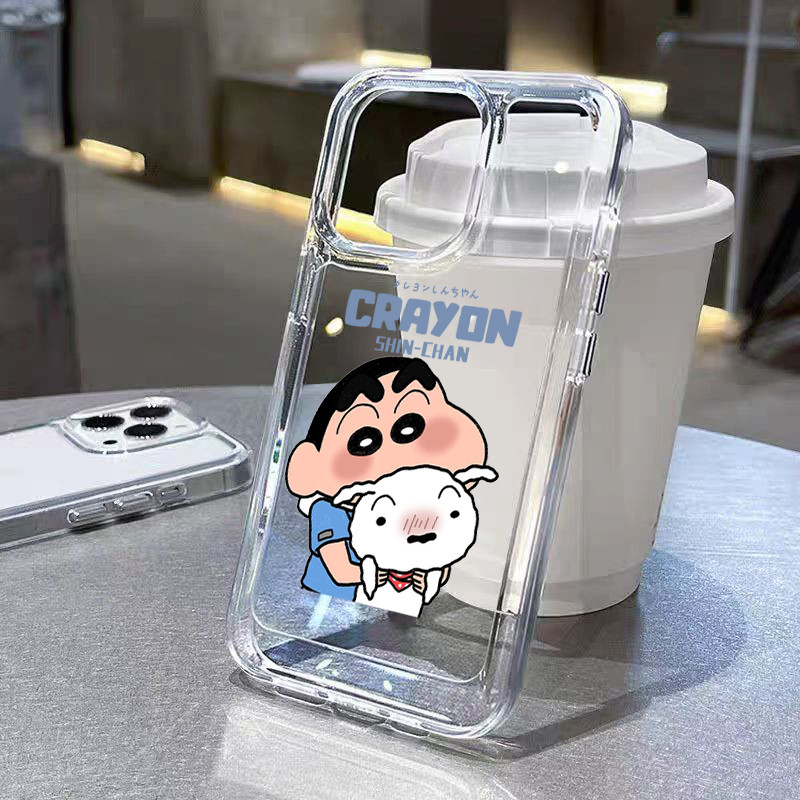 เคสโทรศัพท์ iPhone 11 12 13 14 15 Pro Max XR XS X 7 8P เคสไอโฟน นิ่มกันกระแทก TPU เดินสุนัขเสี่ยวซิน