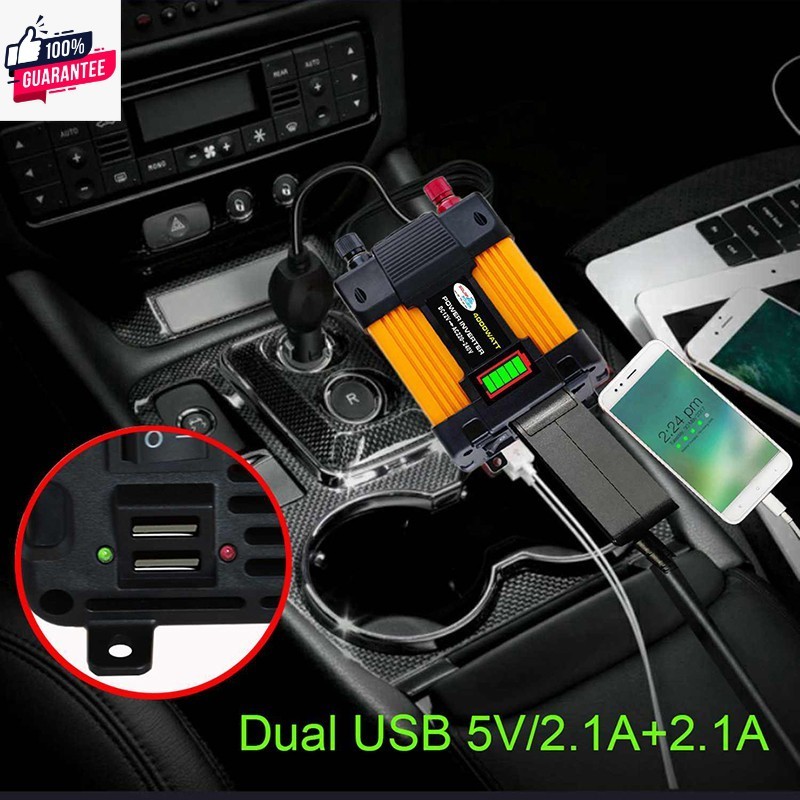 12V 4000W อินเวอร์เตอร์ 12V to 220V 12V 220V ดัดแปลง Sine Wave 4000 วัตต์อินเวอร์เตอร์ไฟฟ้า