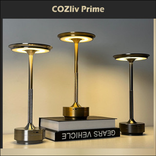 【การจัดส่งไทย】Table Lamp โคมไฟตั้งโต๊ะ LED สามสี แบบไร้สาย เ…