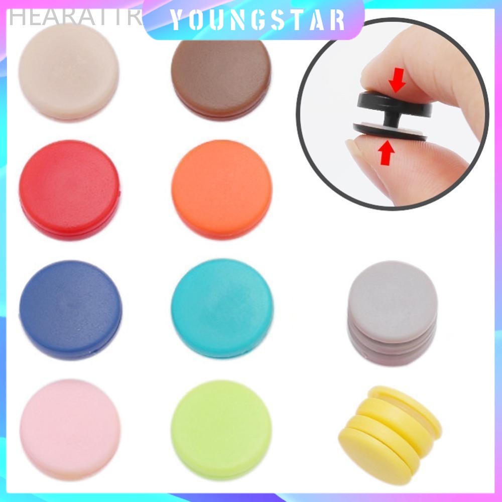 Fyg 10 ชุดมือกดประเภทรอบ Snaps ปุ่มเครื่องมือฟรี T5 ปุ่ม Fastener Snap เสื้อผ้าอุปกรณ์เสริม DIY หัตถกรรมอุปกรณ์เย็บผ้า C6U3