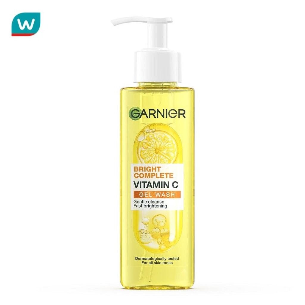 Garnier การ์นิเย่ ไบรท์ คอมพลีท วิตามินซี เจล วอช 120 มล.