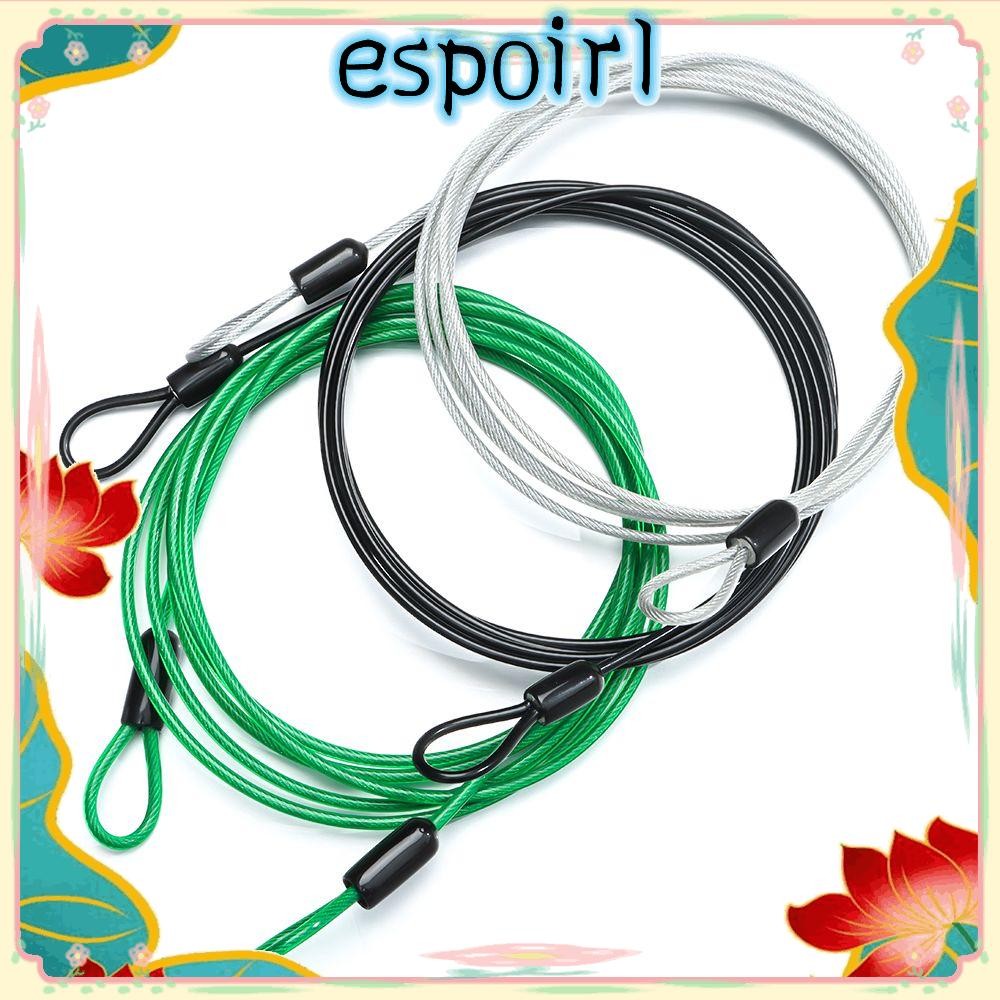 [เอสโป] จักรยานล็อคลวด0.5/1/2เมตรเชือกป้องกันการโจรกรรม3สีขี่จักรยานลวดที่แข็งแกร่ง
