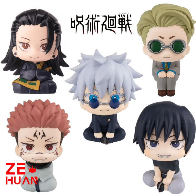 โมเดลฟิกเกอร์ PVC รูปปั้นอนิเมะ Jujutsu Kaisen Gojo Satoru Geto Suguru Q Version ขนาด 10 ซม. สําหรับเก็บสะสม