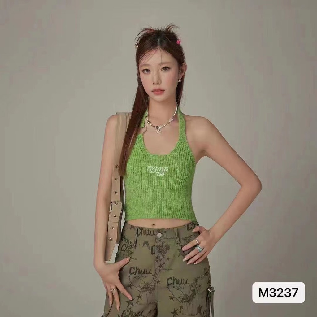 สไตล์อเมริกันสาวฮอตห้อยคอรักโลหะหัวเข็มขัดเย็บปักถักร้อยสลิงกำมะหยี่ม้า Huanfeng มิงค์7MgO