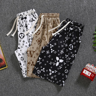 CD HOME กางเกงขาสั้น กางเกงขาสั้นชายหาดเอวยางยืด ใส่ได้ทั้ง …