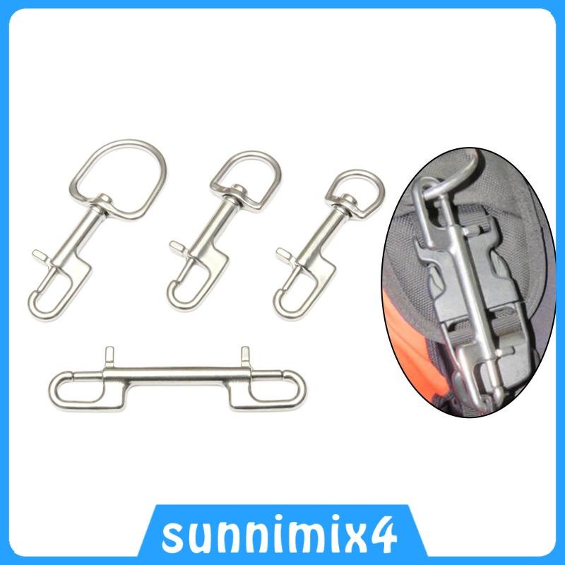 Stainless Steel Swivel Snap Hook Clip for Scuba Diving Part Tool Accessories