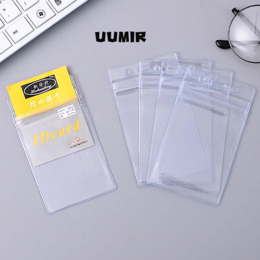 UUMIR 10 ชิ้น/ล็อตการ์ด Badg ผู้ถือสํานักงานโรงเรียนเครื่องเขียน Supply Badge Holder