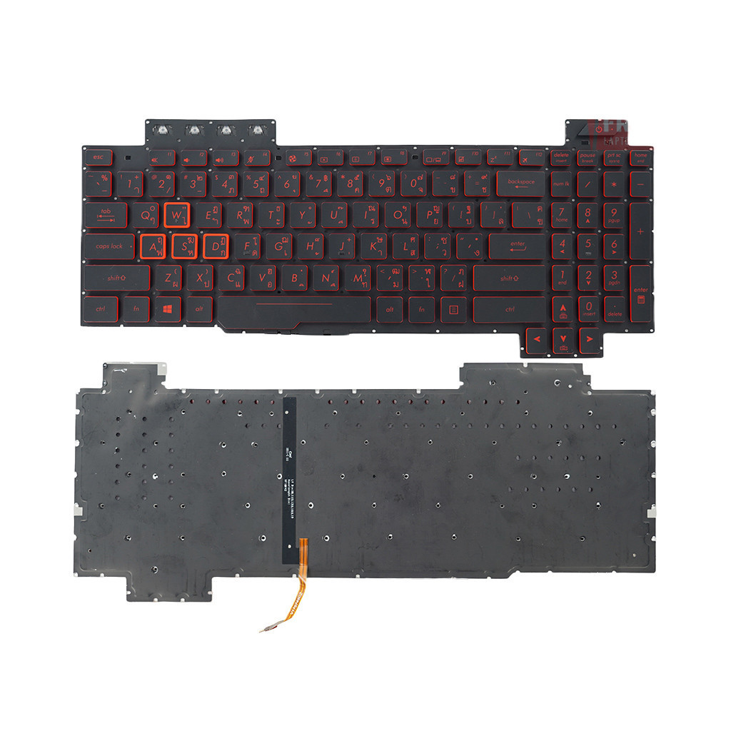 คีย์บอร์ด Asus TUF GAMING FX504 FX504GD FX504GE FX504GM FX80 FX80GM FX505 FX505D ไทยอังกฤษ KEYBOARD