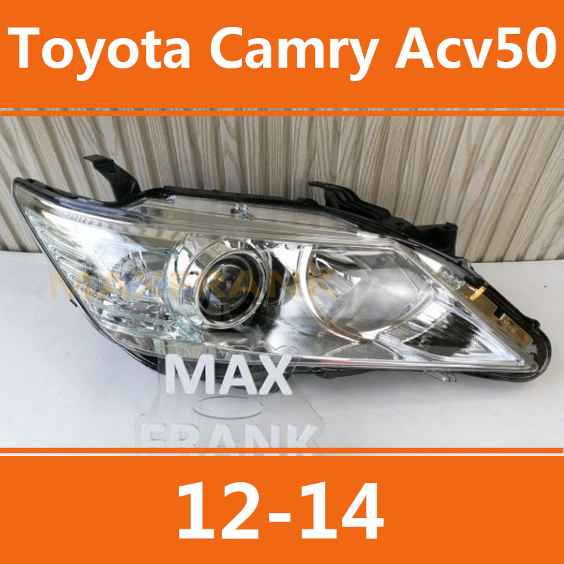 สําหรับ Toyota Camry ACV50 ACV51 XV50 2012-2014 ไฟหน้าไฟหน้าไฟหน้าไฟหน้า Lampu Depan/HEADLAMP COVER/