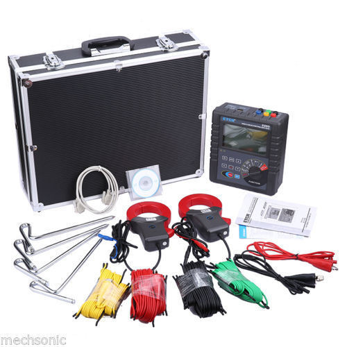 New ETCR3200 Double Clamp earth Grounding Resistance Tester M