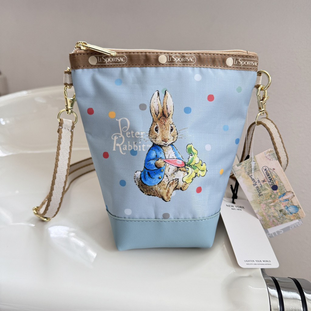 Lesportsac New Style Peter Rabbit Co-Branded Cute Diagonal Bucket Bag