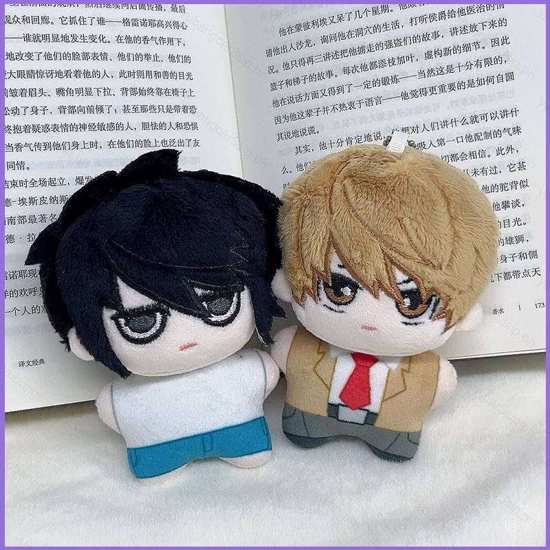 P Death Note Yagami Light L Lawliet จี้ตุ๊กตาของขวัญสําหรับแฟนกระเป๋าเป้สะพายหลังเครื่องประดับพวงกุญแจยัดไส้ของเล่น 3s