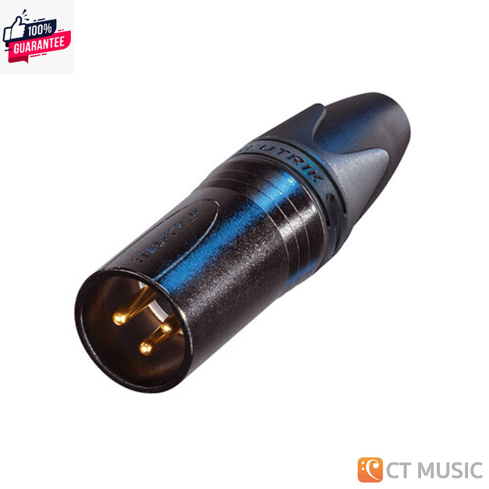 ส่งด่วน Neutrik นิวทริค NC3MXX-B, NC3 หัว XLR ตัวผู้  หัวแคนนอล genuine