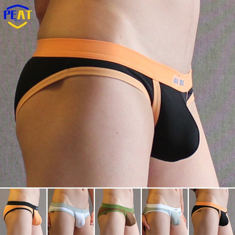 [PEAT] Mens Mini Briefs Male Fashion T-Back Lingerie Thongs Trunks Underpants