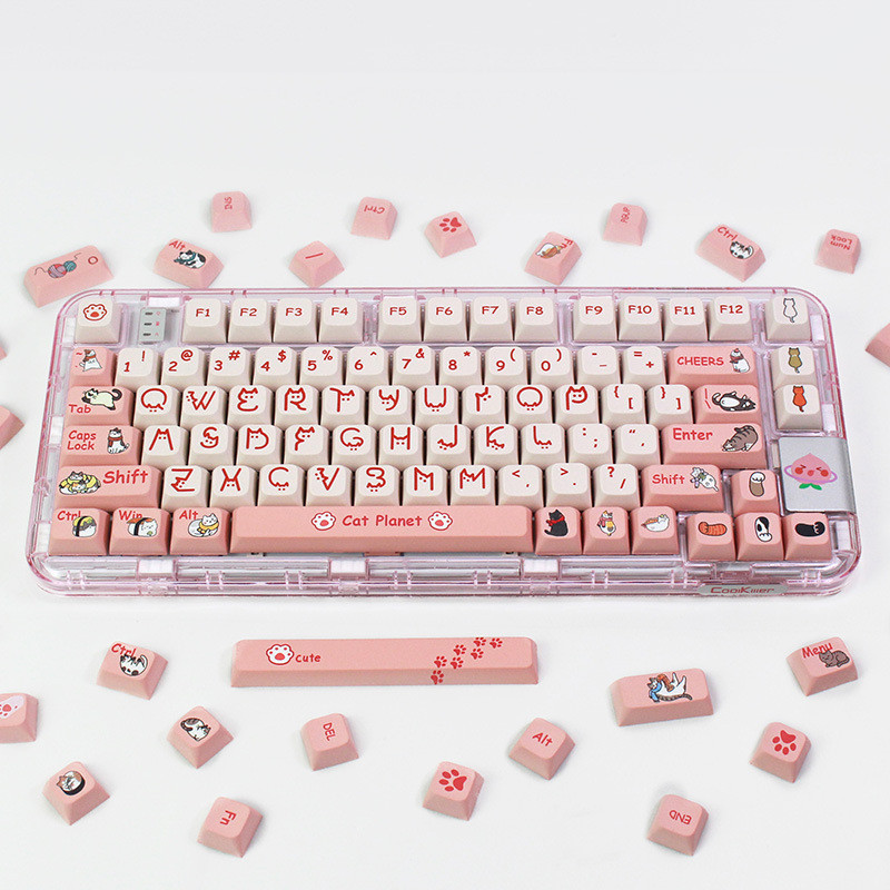 sa keycap keycap ไทย keycap แป้นพิมพ์ Cat Planet XDA แป้นพิมพ์แบบกลไกที่กำหนดเองแป้นพิมพ์น่ารักบุคลิ