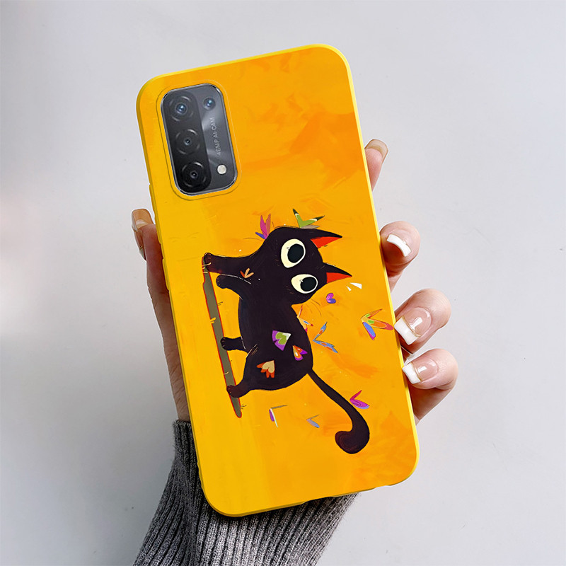 สําหรับ OPPO A74 5G กรณี CPH2197 น่ารักการ์ตูนลูกสุนัขสุนัขรูปแบบป้องกันกลับซิลิโคนนุ่มสําหรับ OPPOA74 74 5G CPH2263 ปลอก ราคา ถูกที่สุด ดีลบีเคเค แกลเลอรีภาพที่ 6
