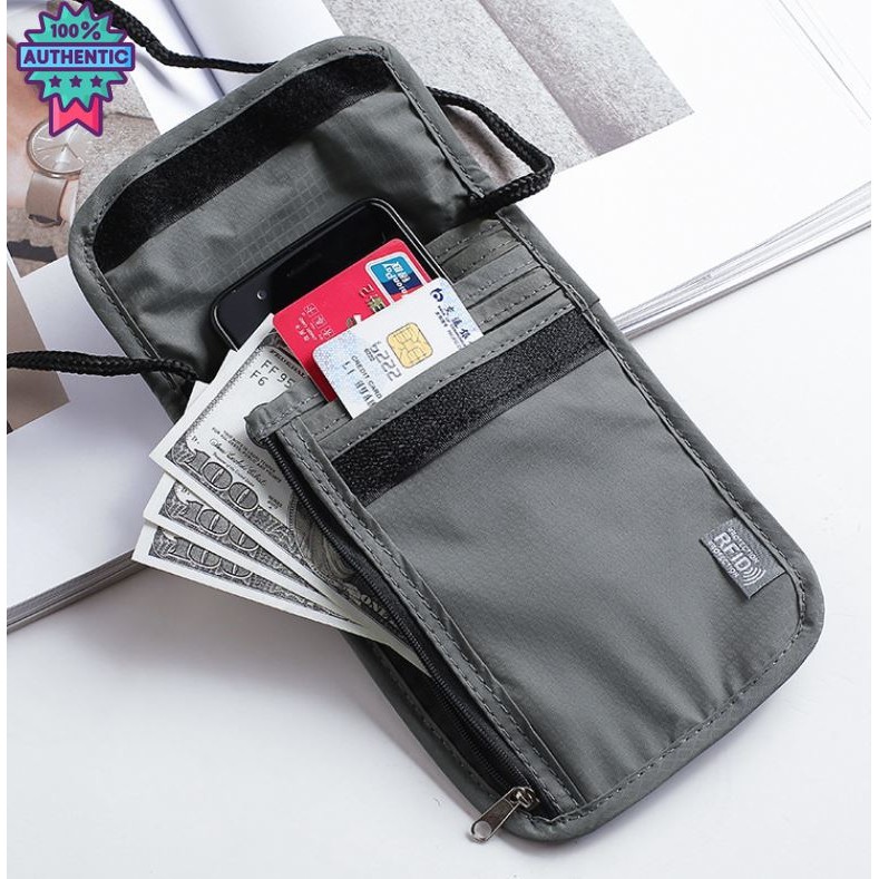 SM กระเป๋าใส่พาสปอร์ต แห้อยคอ ปลอดภัย กระเป๋าใส่เอกสารการเดินทาง รุ่น WLP-016 W4-021 PASS จากร้าน Sm