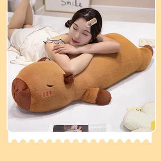 🔥พร้อมส่ง🔥 Capybara 50/70/90ซม.ตุ๊กตาคาปิบาร่า โยนหมอน นุ่มและน่ารัก เหมาะกับของขวัญวันเกิด