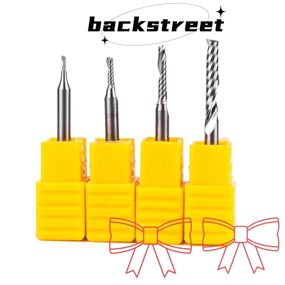 Backstageent End Mill Cutter Bits Spiral Mill Cutters เครื่องมือตัดอลูมิเนียมเครื่องตัดไม้เครื่องมือ