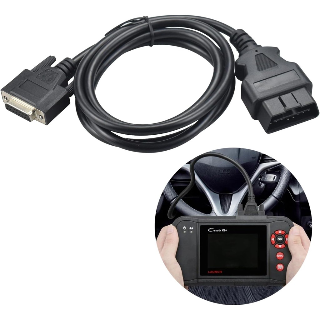 Launch 100% Original สายหลักสําหรับ LAUNCH CRP123, CRP129, Creader VII+, Creader VIII OBD2 สายทดแทน
