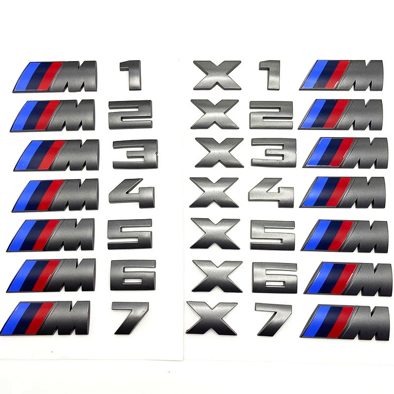 Competition Edition 3D Rear Trunk Emblem Badge Sticker for BMW M1 M2 M3 M4 M5 M6 M7 X3M X4M X5m X6m 