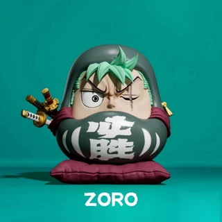 6 ซม.Q-version One Piece อะนิเมะรูป Nika Luffy Zoro Sanji Nami Cos Super Dharma ตุ๊กตา PVC รูปปั้นของเล่นเครื่องประดับรถ