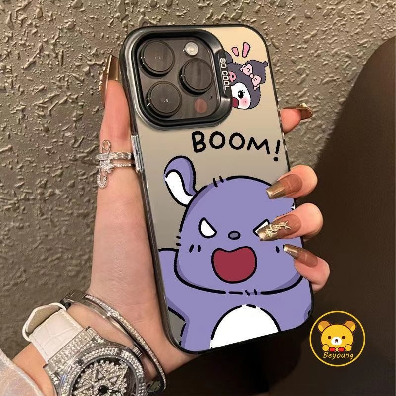 การ์ตูนน่ารักKuromiคู่เคสโทรศัพท์สําหรับXiaomi 14T Poco C65 C61 C55 C51 C50 C40 C31 X6 X5 Pro X3 NFC