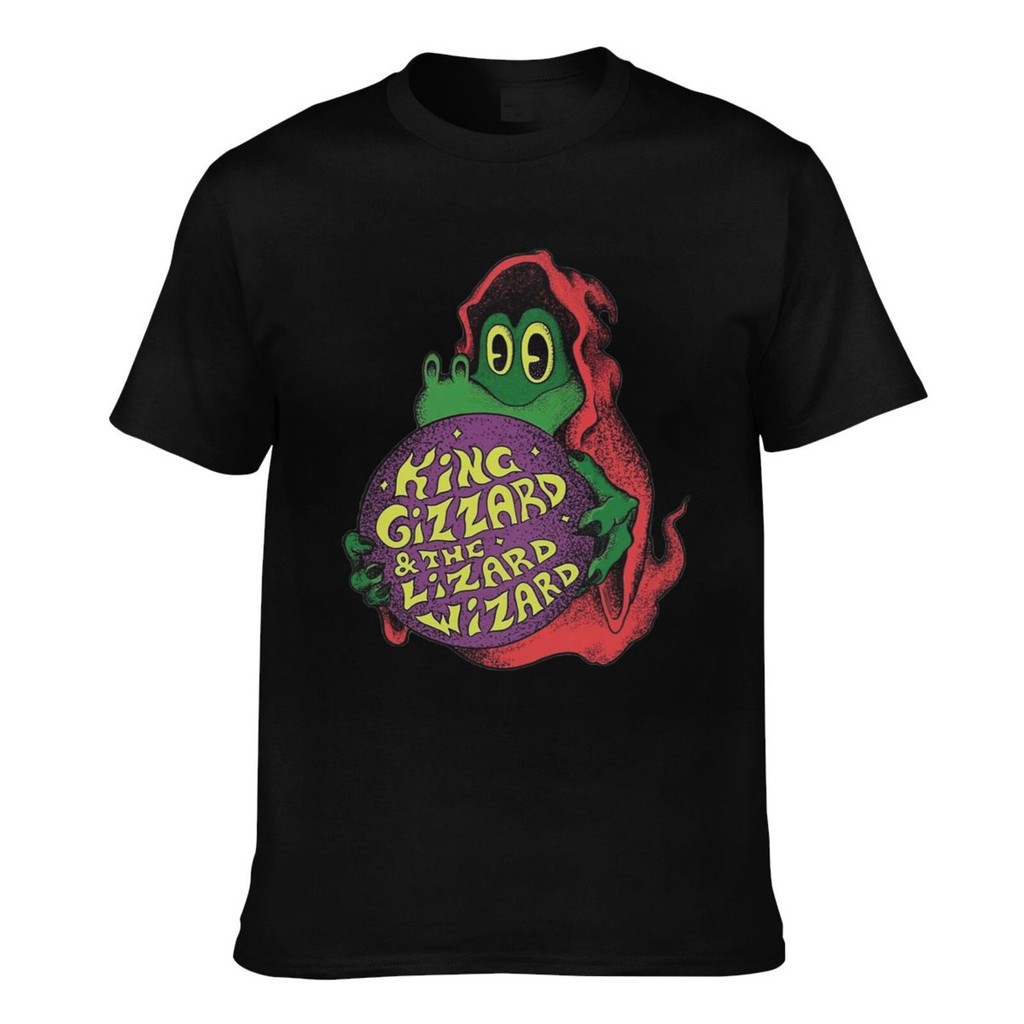 New Design Gizzard The Lizard Wizard Mens Funny Tshirt
