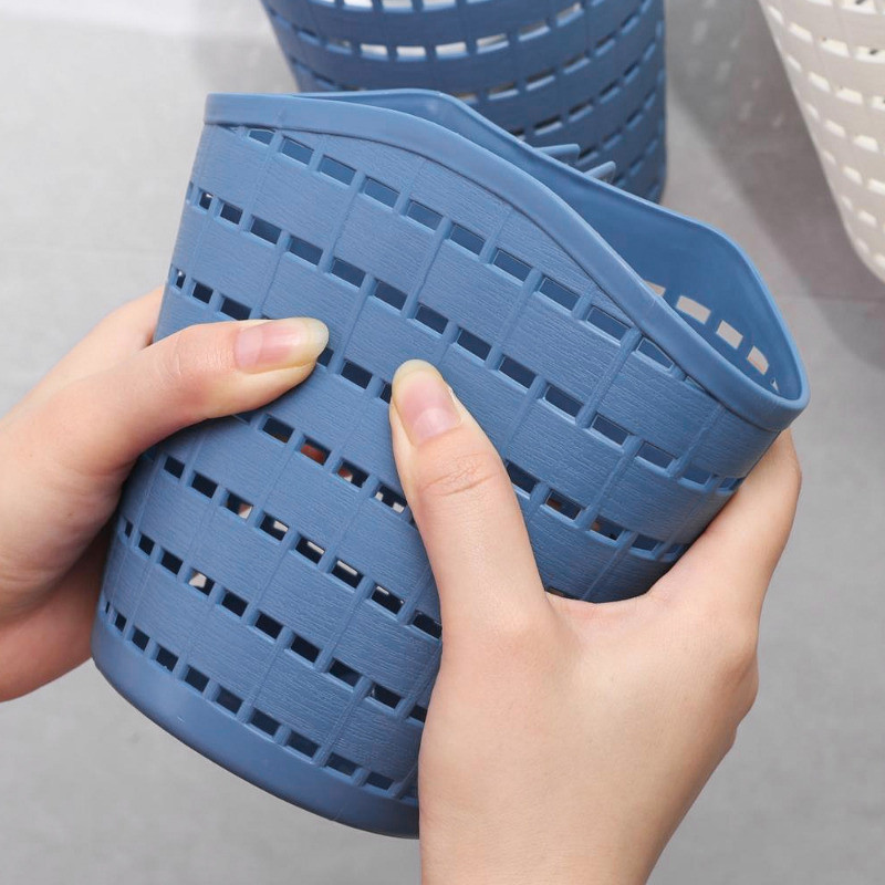 ตะกร้าระบายน้ําในครัวพร้อมตะขอ-ถังจับวัตถุ-เคสเก็บเครื่องสําอาง-ภาชนะเก็บเดสก์ท็อป-อุปกรณ์จัดระเบียบบ้าน-แขวนได้ประหยัดพื้นที่ - รูปที่ 7