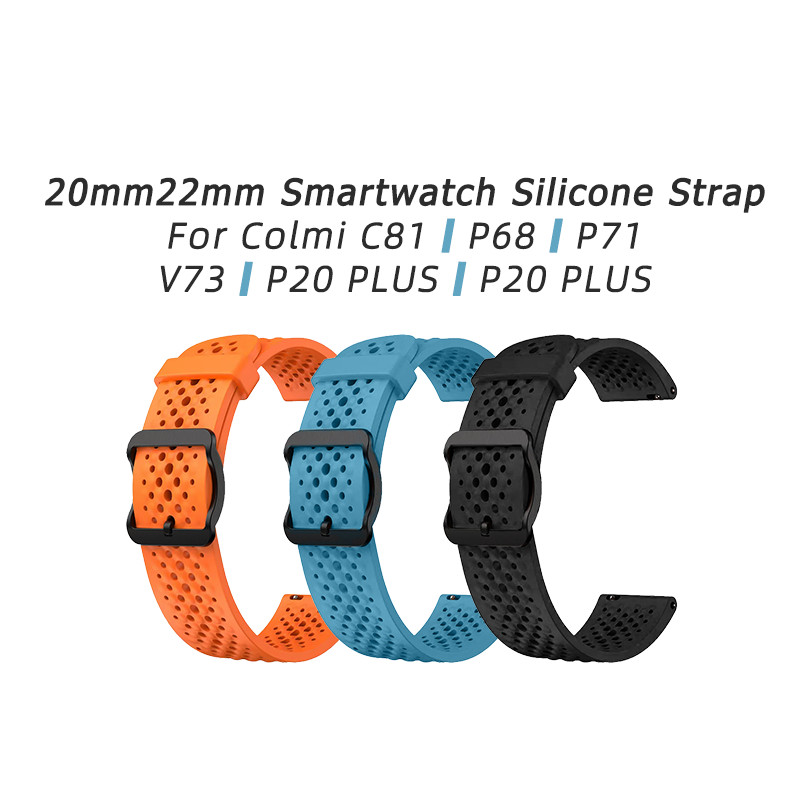 สําหรับ Colmi C81 สายคล้อง P68/P71/V73/P20 PLUS/P28 PLUS ซิลิโคนสายคล้องคอ Quick Release สายคล้อง 20